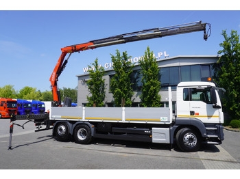 Автоманипулятор MAN TGS 26.360 Flatbed / Fassi F175 7.7 T / steered 3rd axle: фото 4