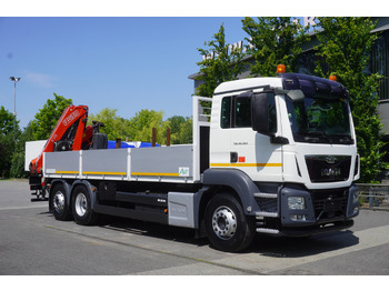 Автоманипулятор MAN TGS 26.360 Flatbed / Fassi F175 7.7 T / steered 3rd axle: фото 2