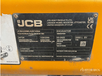 Гусеничный экскаватор JCB 220X