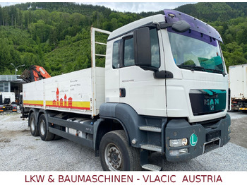 Грузовик бортовой/ Платформа, Автоманипулятор MAN TGS 33.440 6x4 Blatt/Blatt Mit Palfinger PK16500: фото 2