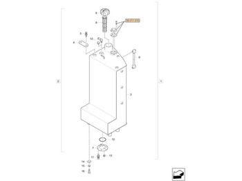 Топливный бак CASE