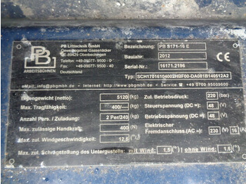 Ножничный подъемник Diversen S171-16 PB S171-16: фото 5