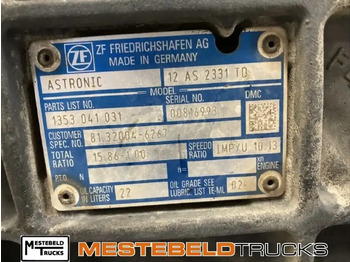 Коробка передач и запчасти для Грузовиков MAN Versnellingsbak 12AS2130TD: фото 5