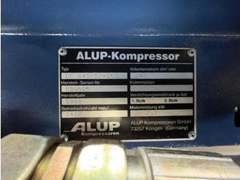 Воздушный компрессор Alup 2.2 kW 240 L / min 10 Bar Elektrische Zuigercompressor op ketel: фото 3