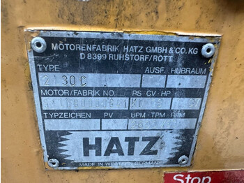 Двигатель для Погрузочно-разгрузочной техники Hatz 2L30C Silent Diesel Motor 19 kW 26 PK met hydrauliekpomp: фото 3