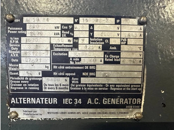 Электрогенератор Leroy Somer A 50 M4 Generatordeel 1000 kVA Alternator ex Emergency: фото 3