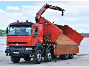 Автоманипулятор, Самосвал Renault KERAX 420 DCI Kipper 6,30m+FASSI F95AXS.21+FUNK: фото 5
