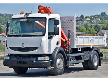 Автоманипулятор, Самосвал Renault MIDLUM 300 DXI * FASSI F105A.0.21 + PILOT* TOP: фото 4