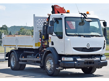 Автоманипулятор, Самосвал Renault MIDLUM 300 DXI * FASSI F105A.0.21 + PILOT* TOP: фото 3