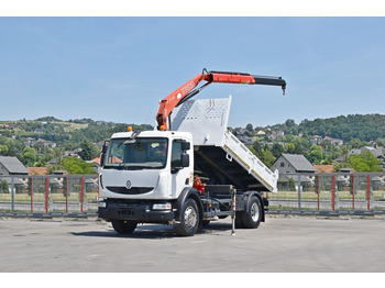 Автоманипулятор, Самосвал Renault MIDLUM 300 DXI * FASSI F105A.0.21 + PILOT* TOP: фото 2