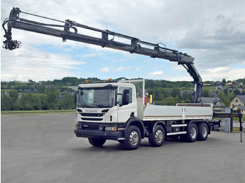 Автоманипулятор, Грузовик бортовой/ Платформа Scania P 410*PLATFORM 7,00m*HIAB 244 E-5 HIPRO+FUNK/8x4 Scania P 410*PRITSCHE 7,00m*HIAB 244 E-5 HIPRO+FUNK/8x4: фото 2