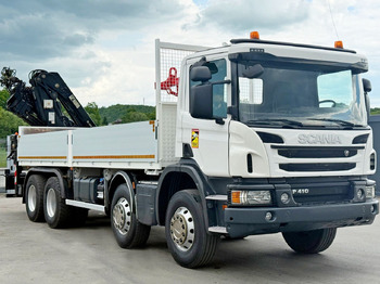 Автоманипулятор, Грузовик бортовой/ Платформа Scania P 410*PLATFORM 7,00m*HIAB 244 E-5 HIPRO+FUNK/8x4 Scania P 410*PRITSCHE 7,00m*HIAB 244 E-5 HIPRO+FUNK/8x4: фото 3