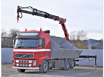 Автоманипулятор, Самосвал Volvo FH 480 Kipper 6,20m + HMF 1823 K3 + FUNK: фото 2