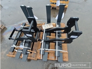 Погрузочно-разгрузочная техника Fork Frames with Forks to suit Excavator 50mm Pin (2 of): фото 5