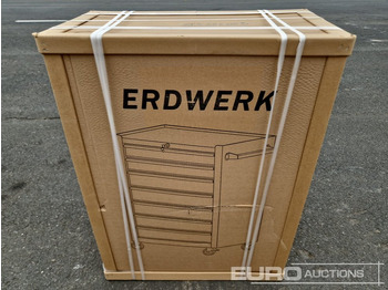 Оборудование для гаражей/ Мастерских Unused ERDWERK ER7 Tool Cabinet, 7 Drawers, including Tools: фото 2
