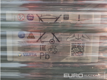 Строительное оборудование Unused Varta L AD 60A 12v  Batteries (32 of): фото 5