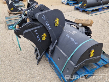 Новый Ковш Unused 2024 Geith AT2.8R-1200SR 48" Tilt Ditching Bucket, H03-0450 18" Digging Bucket, H03-0300 12" Digging Bucket 35mm Pin to suit Mini / Conjunto Cazos Excavator: фото 4