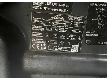 Электропогрузчик Linde E35HL-01: фото 4