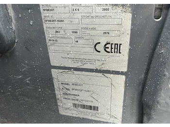 Toyota 8FBE20T в лизинг Toyota 8FBE20T: фото 4