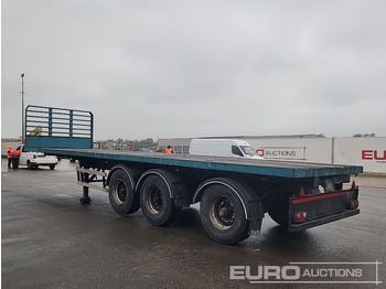 Полуприцеп бортовой/ Платформа SDC 45' Tri Axle Extendable Flat Trailer, Rear Steer Axle, PBW Axles: фото 3