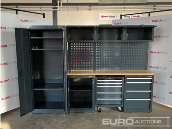 Строительное оборудование Unused Boss 2.6m 9 Drawer, 5 Cabinet Tool Station: фото 4