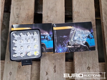 Оборудование для гаражей/ Мастерских Unused LED Work Lights, 48w, 12V/24V, Adjustable Bracket, IP67 Waterproof, 6000k White (4 of): фото 5