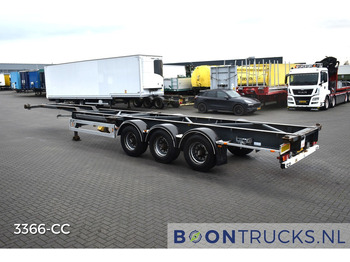 Полуприцеп-контейнеровоз/ Сменный кузов Van Hool 3B2015 FIXED CHASSIS | 2x20-40ft HC * 4600 Kg * NL TRAILER: фото 2