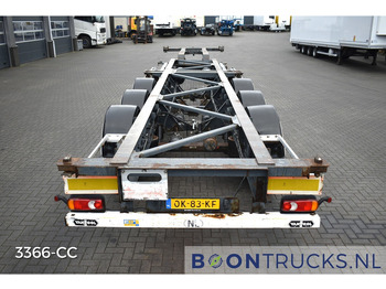 Полуприцеп-контейнеровоз/ Сменный кузов Van Hool 3B2015 FIXED CHASSIS | 2x20-40ft HC * 4600 Kg * NL TRAILER: фото 5
