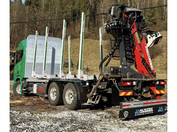 Лесовоз, Автоманипулятор для транспортировки леса SCANIA R580: фото 4