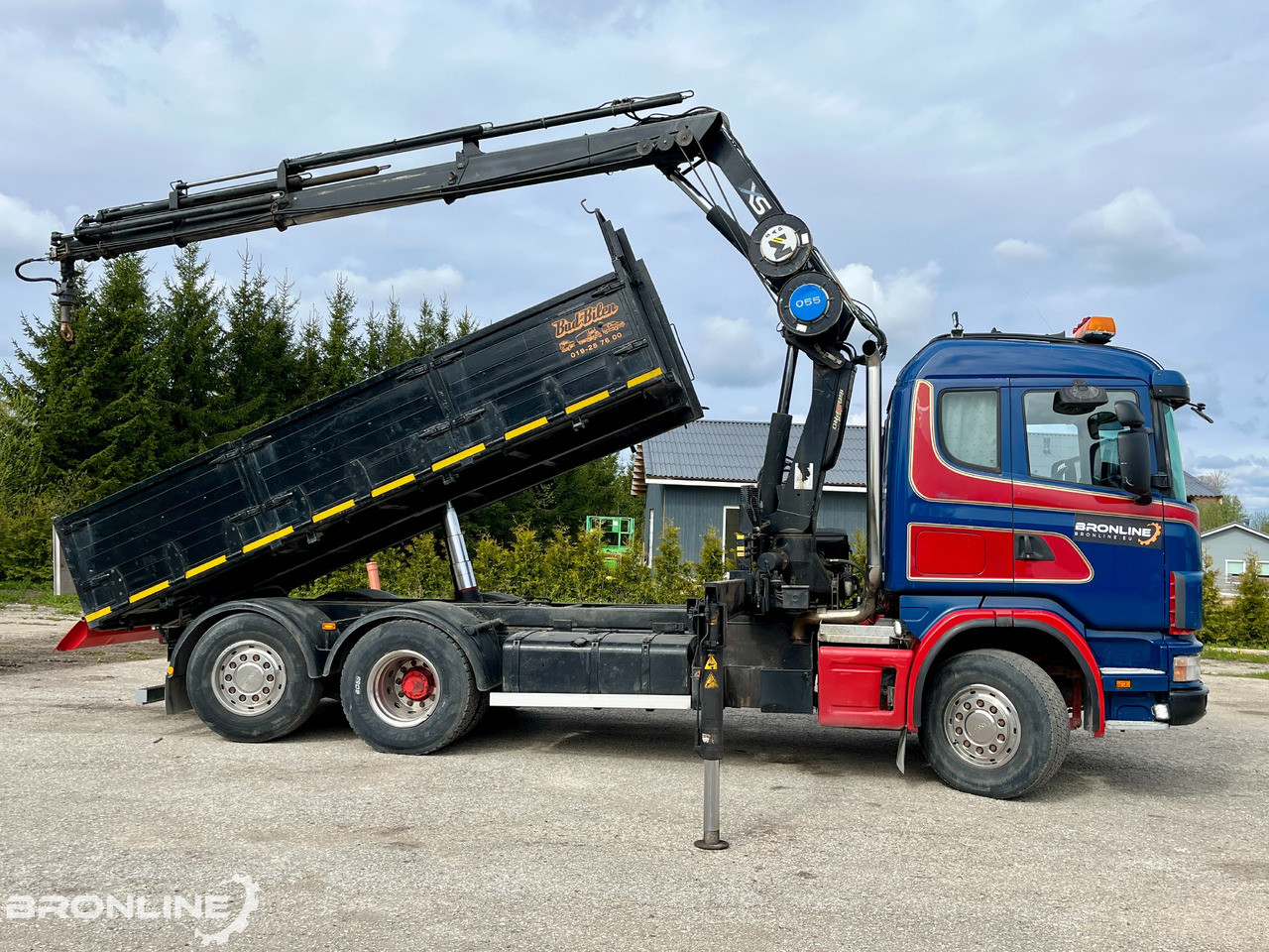 2002 SCANIA R114 6X2*4 Tipper+HIAB 166-e5 crane - Самосвал, Автоманипулятор: фото 4 2002 SCANIA R114 6X2*4 Tipper+HIAB 166-e5 crane - Самосвал, Автоманипулятор: фото 4