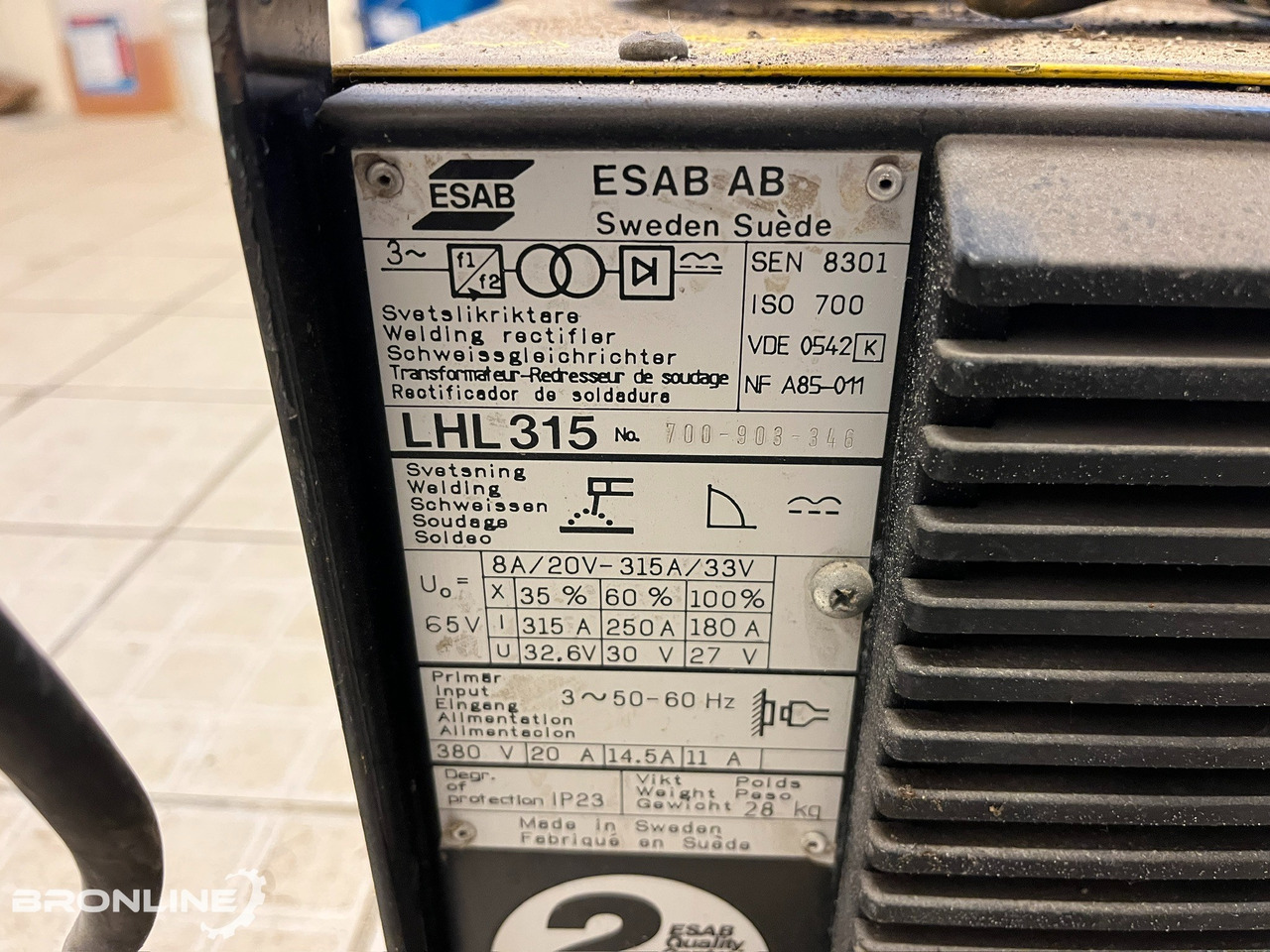 Esab LHL315 Keevitusaparaat - Сварочное оборудование: фото 5 Esab LHL315 Keevitusaparaat - Сварочное оборудование: фото 5