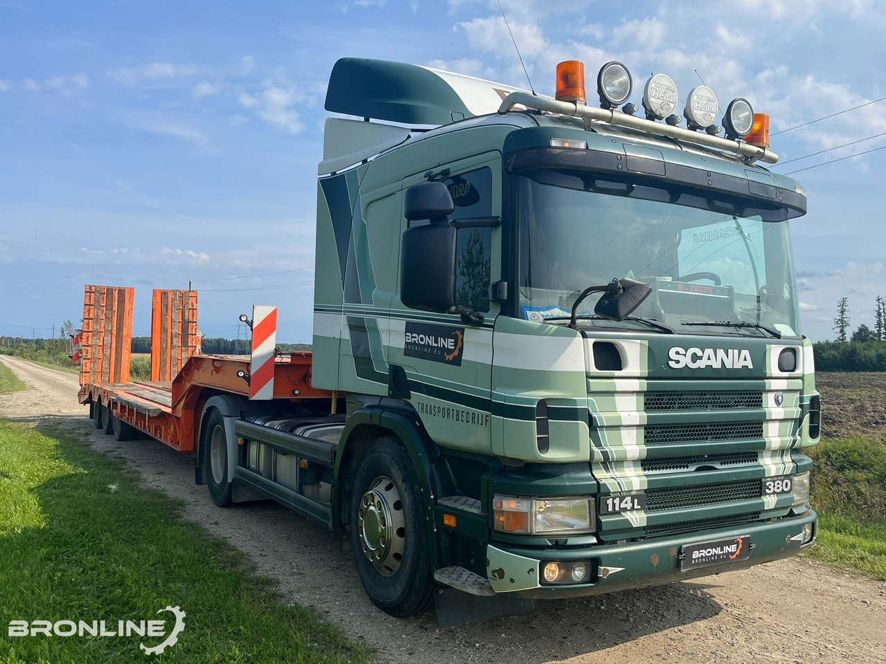 1999 SCANIA P114 + 1998 ANDOVER SFCL 50 - Тягач: фото 1 1999 SCANIA P114 + 1998 ANDOVER SFCL 50 - Тягач: фото 1