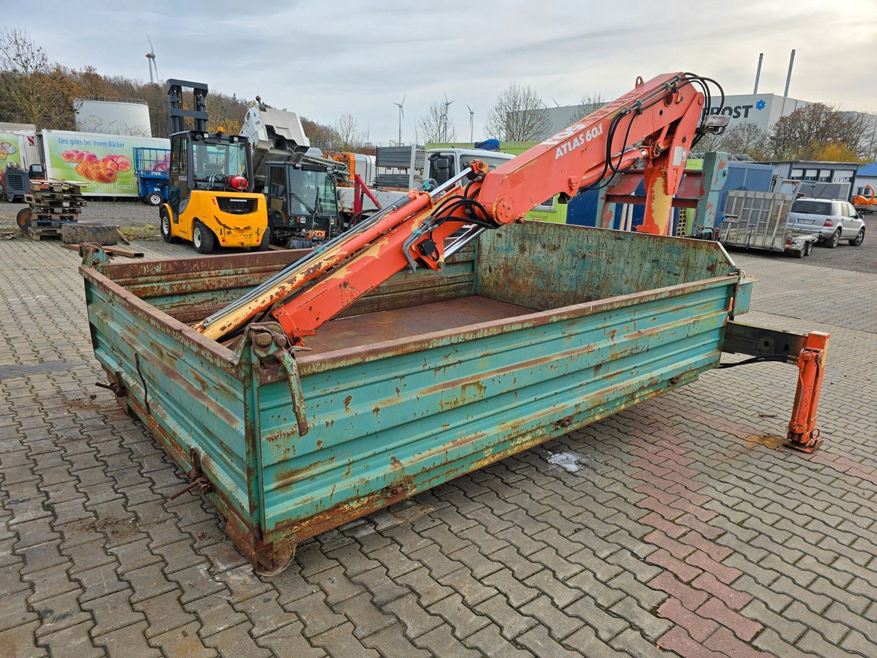 Kran Ladekran Atlas 60.1 - 6,5 / A2 Abrollcontai - Крюковой мультилифт, Автоманипулятор: фото 1 Kran Ladekran Atlas 60.1 - 6,5 / A2 Abrollcontai - Крюковой мультилифт, Автоманипулятор: фото 1