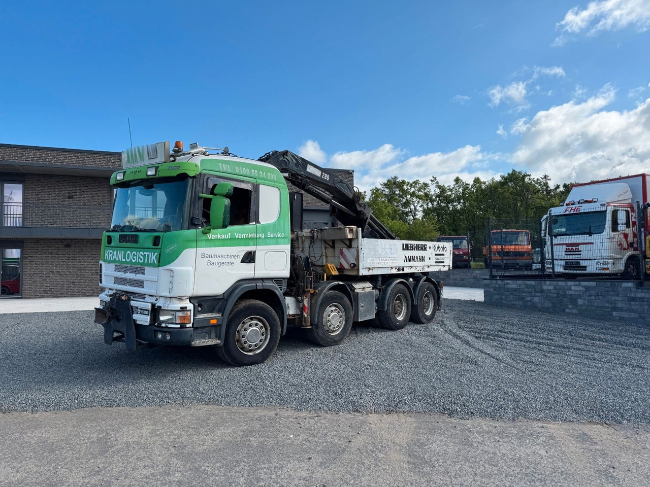 Scania 164G 580 V8 Kran Hiab 280 Retarder Sattelplatte Scania 164G 580 V8 Kran Hiab 280 Retarder Sattelplatte - Грузовик бортовой/ Платформа, Автоманипулятор: фото 2 Scania 164G 580 V8 Kran Hiab 280 Retarder Sattelplatte Scania 164G 580 V8 Kran Hiab 280 Retarder Sattelplatte - Грузовик бортовой/ Платформа, Автоманипулятор: фото 2