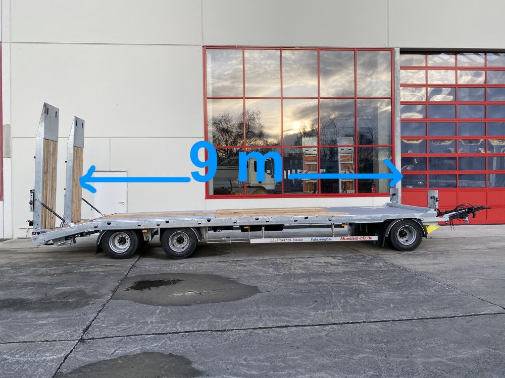 Möslein T 3-9,20 F Blatt 3 Achs Tieflader mit gerader Ladefläche 9 m, Neufahrzeug - Низкорамный прицеп: фото 1 Möslein T 3-9,20 F Blatt 3 Achs Tieflader mit gerader Ladefläche 9 m, Neufahrzeug - Низкорамный прицеп: фото 1