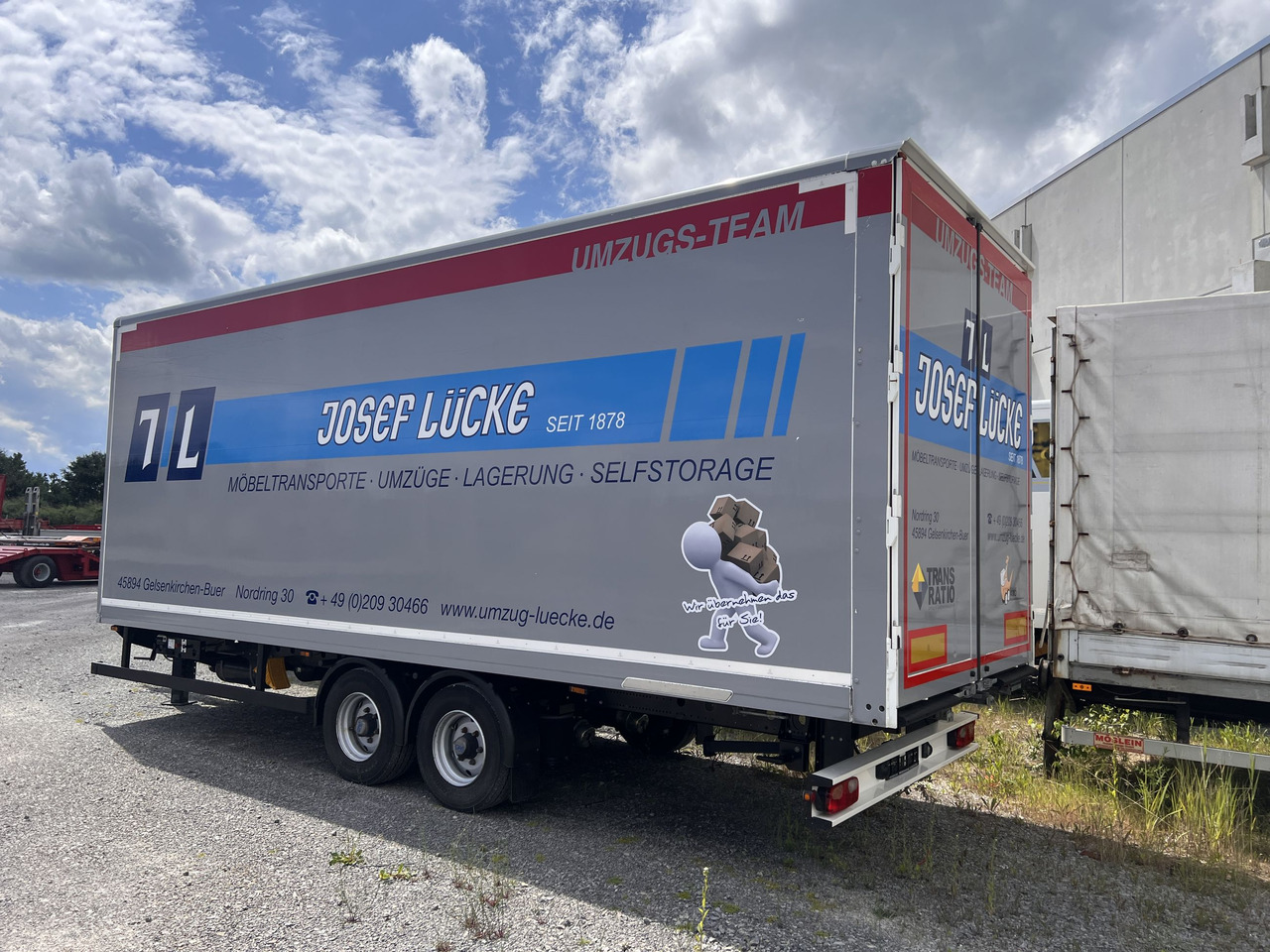 Möslein TKO 105 Schwebheim  Tandem- Möbel Koffer- Anhänger - Прицеп-фургон: фото 2 Möslein TKO 105 Schwebheim  Tandem- Möbel Koffer- Anhänger - Прицеп-фургон: фото 2