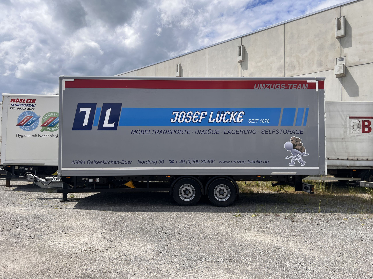 Möslein TKO 105 Schwebheim  Tandem- Möbel Koffer- Anhänger - Прицеп-фургон: фото 1 Möslein TKO 105 Schwebheim  Tandem- Möbel Koffer- Anhänger - Прицеп-фургон: фото 1