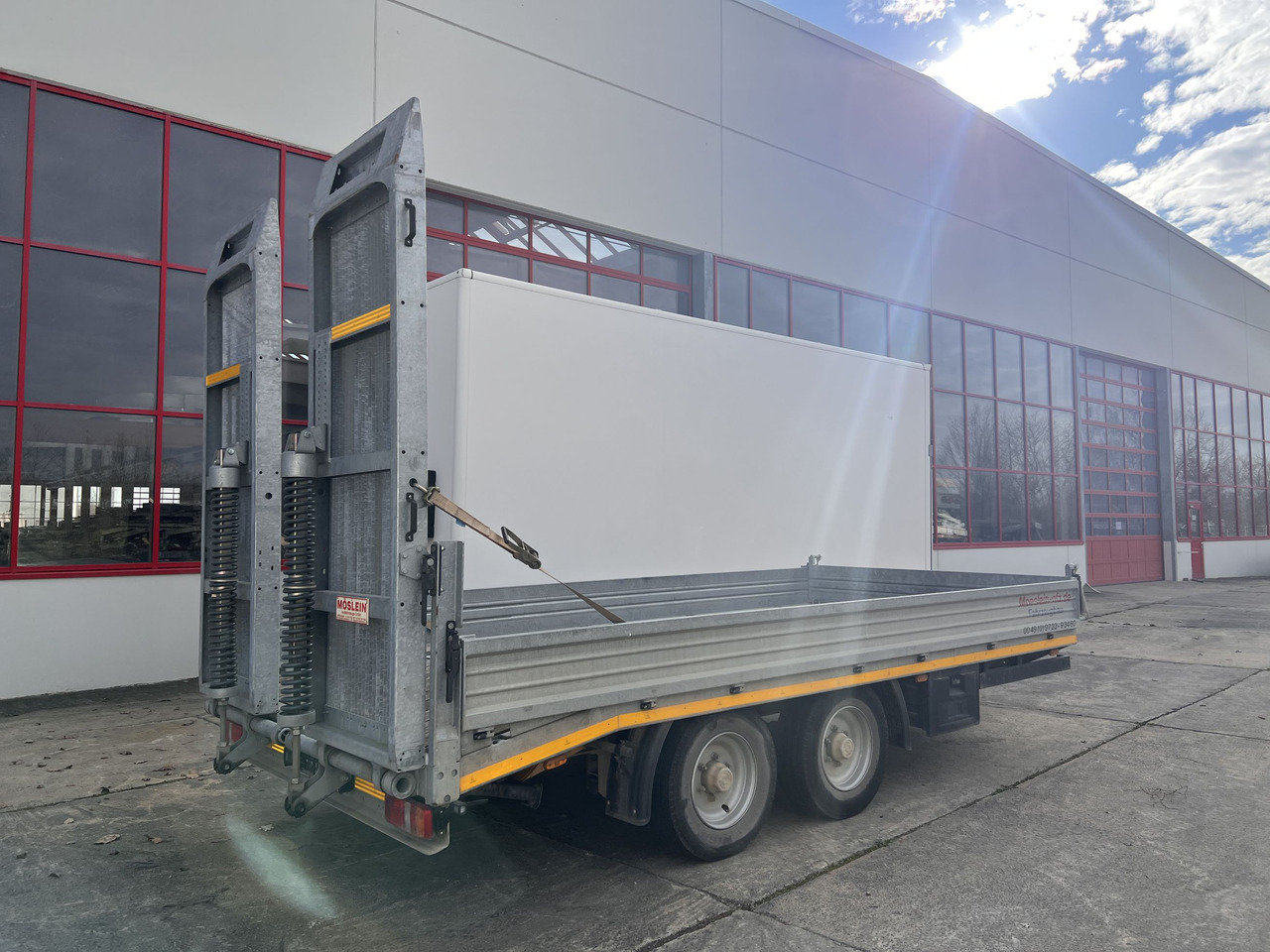 Möslein TTS 11 Schwebheim Tandemtieflader, Breite Rampen, Wenig Benutzt - Низкорамный прицеп: фото 3 Möslein TTS 11 Schwebheim Tandemtieflader, Breite Rampen, Wenig Benutzt - Низкорамный прицеп: фото 3