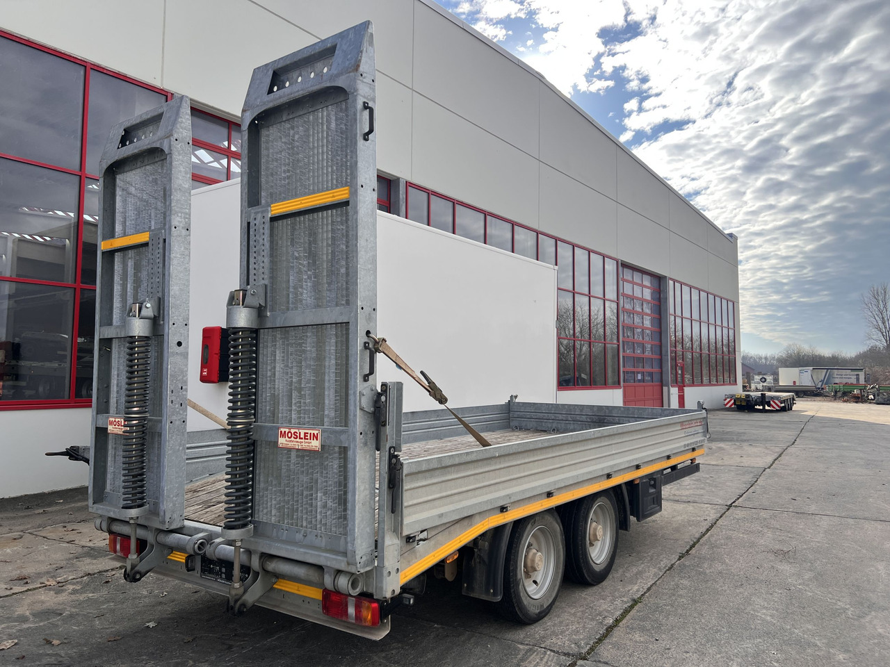 Möslein TTS 11 Schwebheim Tandemtieflader, Breite Rampen, Wenig Benutzt - Низкорамный прицеп: фото 4 Möslein TTS 11 Schwebheim Tandemtieflader, Breite Rampen, Wenig Benutzt - Низкорамный прицеп: фото 4