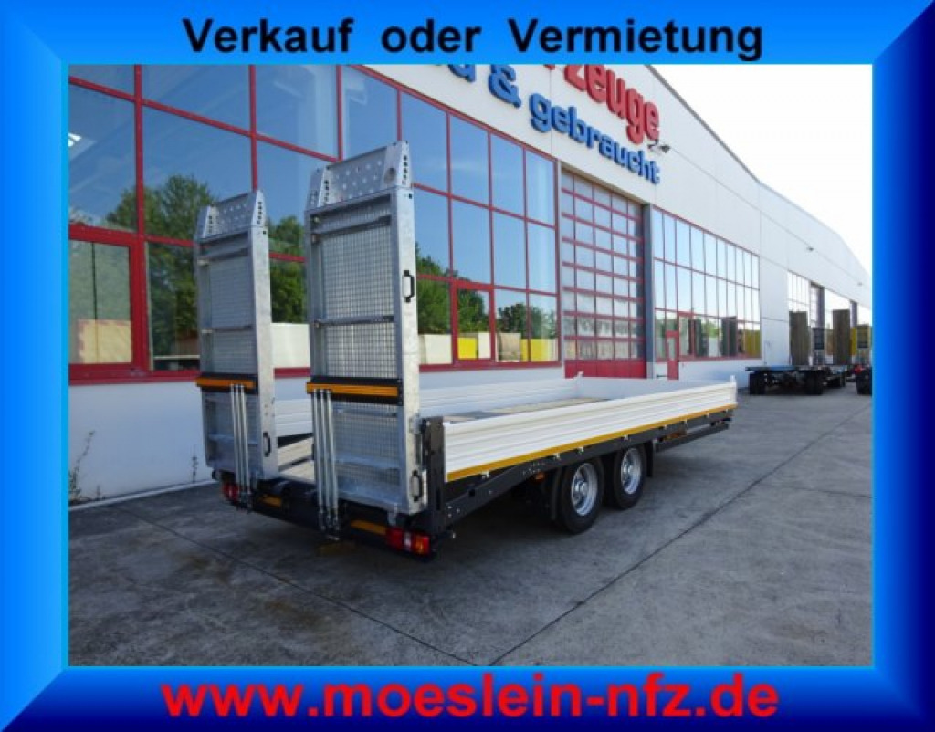 Möslein TTT 11-6,2 BR Weiß Tandemtieflader mit breiten RampenNeufahrzeug - Низкорамный прицеп: фото 2 Möslein TTT 11-6,2 BR Weiß Tandemtieflader mit breiten RampenNeufahrzeug - Низкорамный прицеп: фото 2