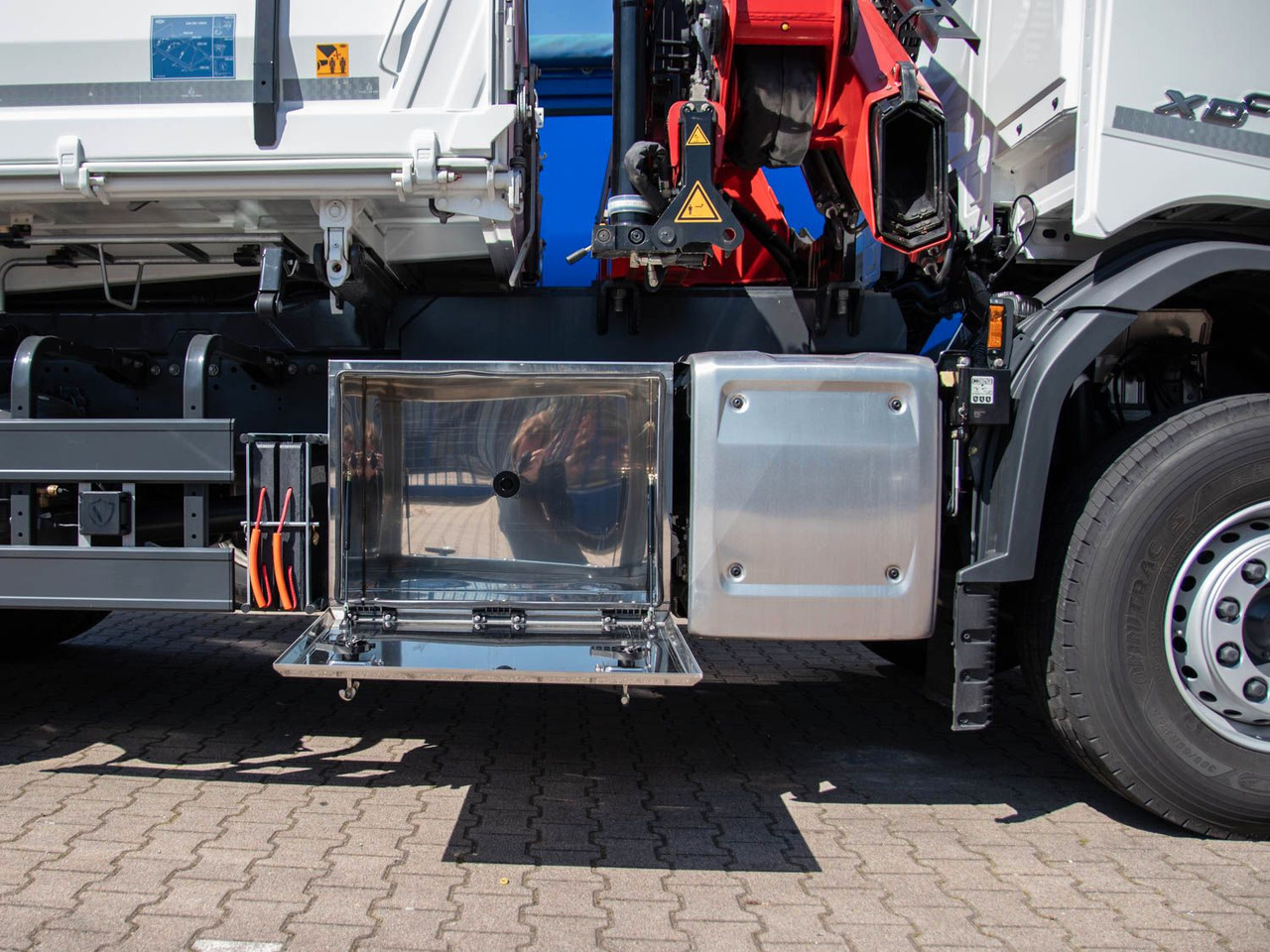 Новый Автоманипулятор, Самосвал DAF FA XDC 370 Krankipper DAF XDC 370 FA Meiller Krankipper HMF: фото 27