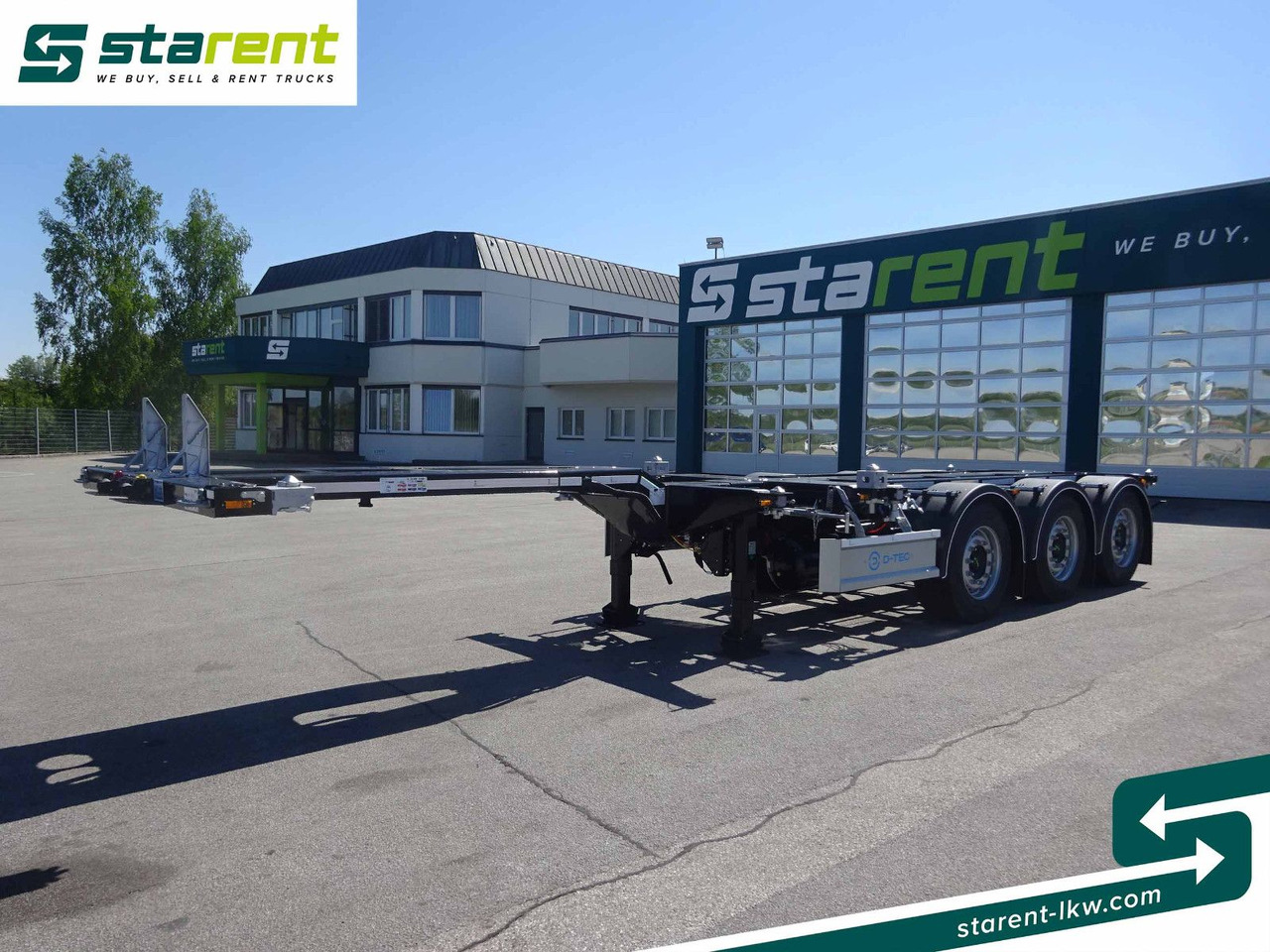 D-TEC Flexitrailer LS Containerchassis ADR, Liftachse - Полуприцеп-контейнеровоз/ Сменный кузов: фото 1 D-TEC Flexitrailer LS Containerchassis ADR, Liftachse - Полуприцеп-контейнеровоз/ Сменный кузов: фото 1