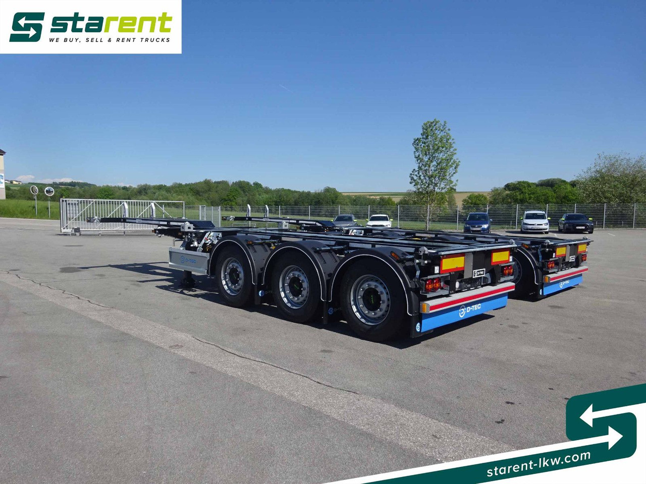 Полуприцеп-контейнеровоз/ Сменный кузов D-TEC Flexitrailer LS Containerchassis ADR, Liftachse: фото 7