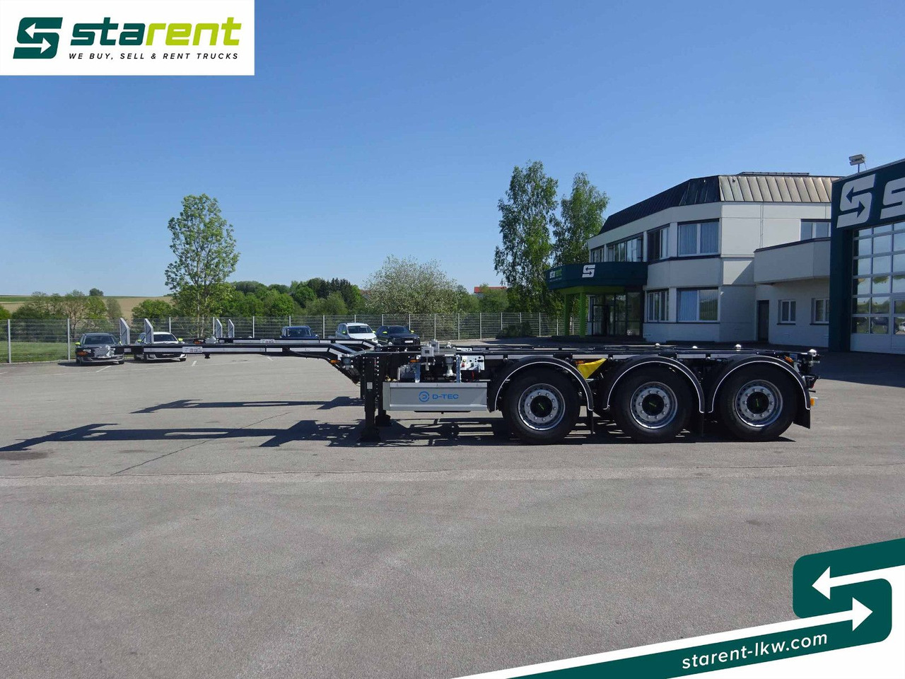 Полуприцеп-контейнеровоз/ Сменный кузов D-TEC Flexitrailer LS Containerchassis ADR, Liftachse: фото 8