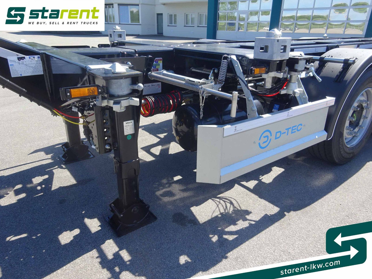 Полуприцеп-контейнеровоз/ Сменный кузов D-TEC Flexitrailer LS Containerchassis ADR, Liftachse: фото 9