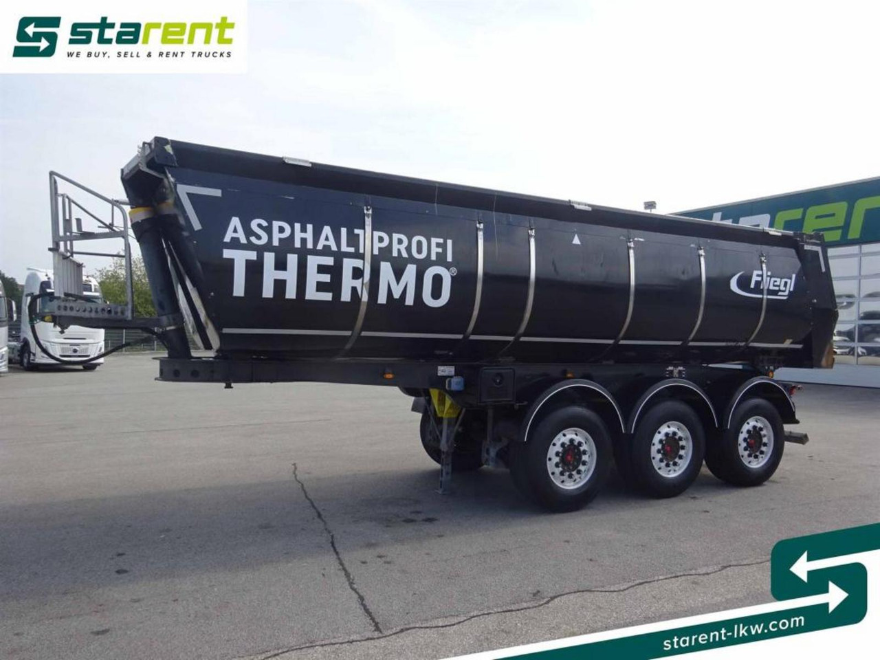 Fliegl 3-Achs Thermomulde 25m³ Liftachse SAF ALCOA - Самосвальный полуприцеп: фото 1 Fliegl 3-Achs Thermomulde 25m³ Liftachse SAF ALCOA - Самосвальный полуприцеп: фото 1