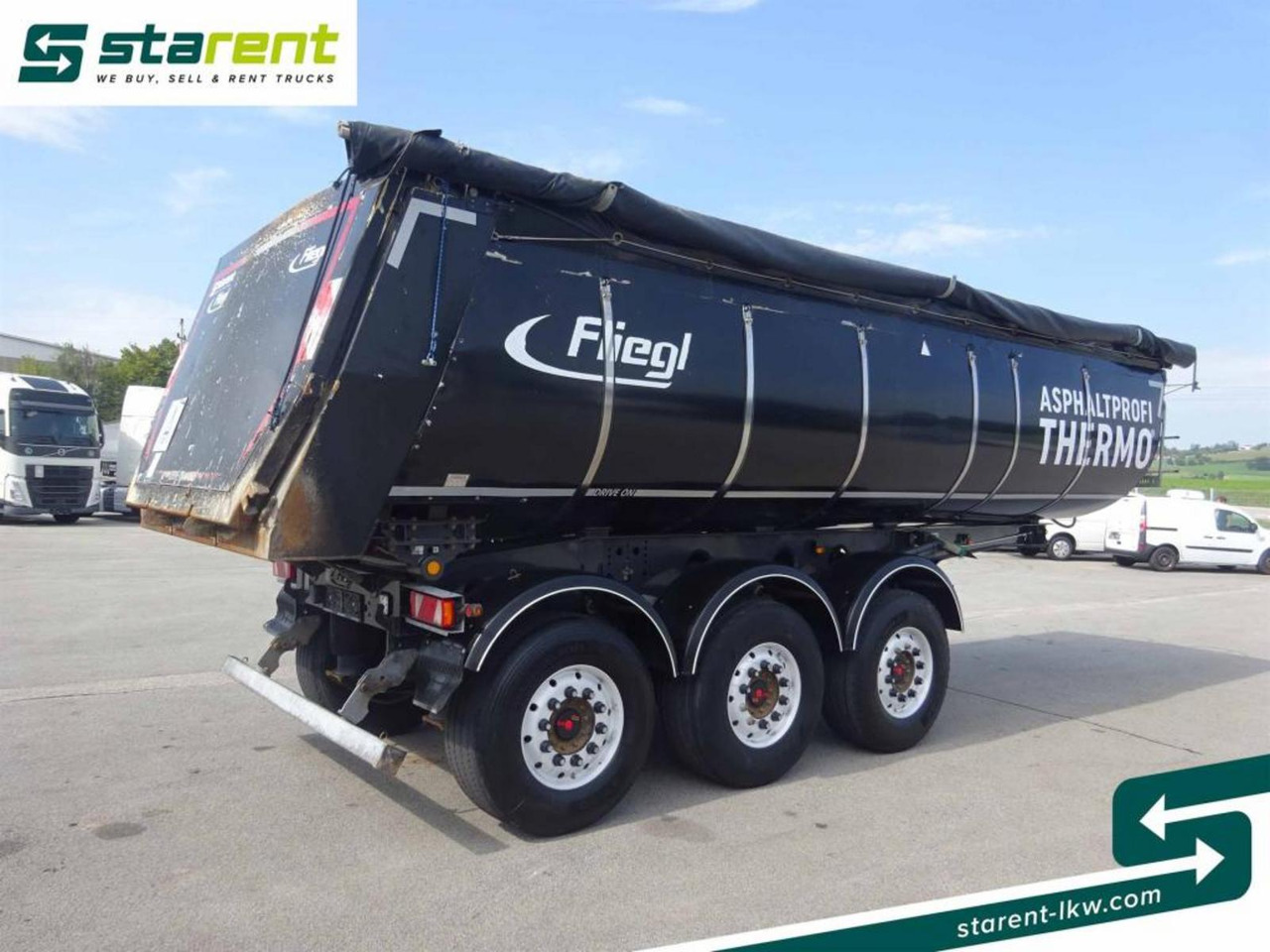 Fliegl 3-Achs Thermomulde 25m³ Liftachse SAF ALCOA - Самосвальный полуприцеп: фото 5 Fliegl 3-Achs Thermomulde 25m³ Liftachse SAF ALCOA - Самосвальный полуприцеп: фото 5
