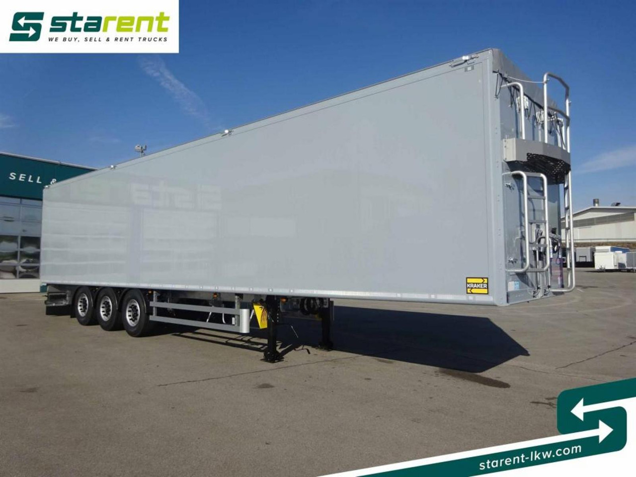 Kraker 8mm 92m³ BPW-Achsen Funk. Verzinkt Liftachse - Полуприцеп с подвижным полом: фото 3 Kraker 8mm 92m³ BPW-Achsen Funk. Verzinkt Liftachse - Полуприцеп с подвижным полом: фото 3