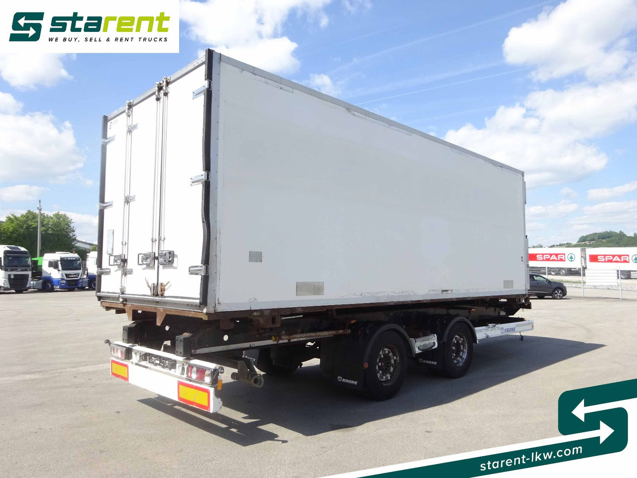 Krone Jumbotandemlafette, BDF Wechselrahmen - Прицеп-рефрижератор: фото 5 Krone Jumbotandemlafette, BDF Wechselrahmen - Прицеп-рефрижератор: фото 5