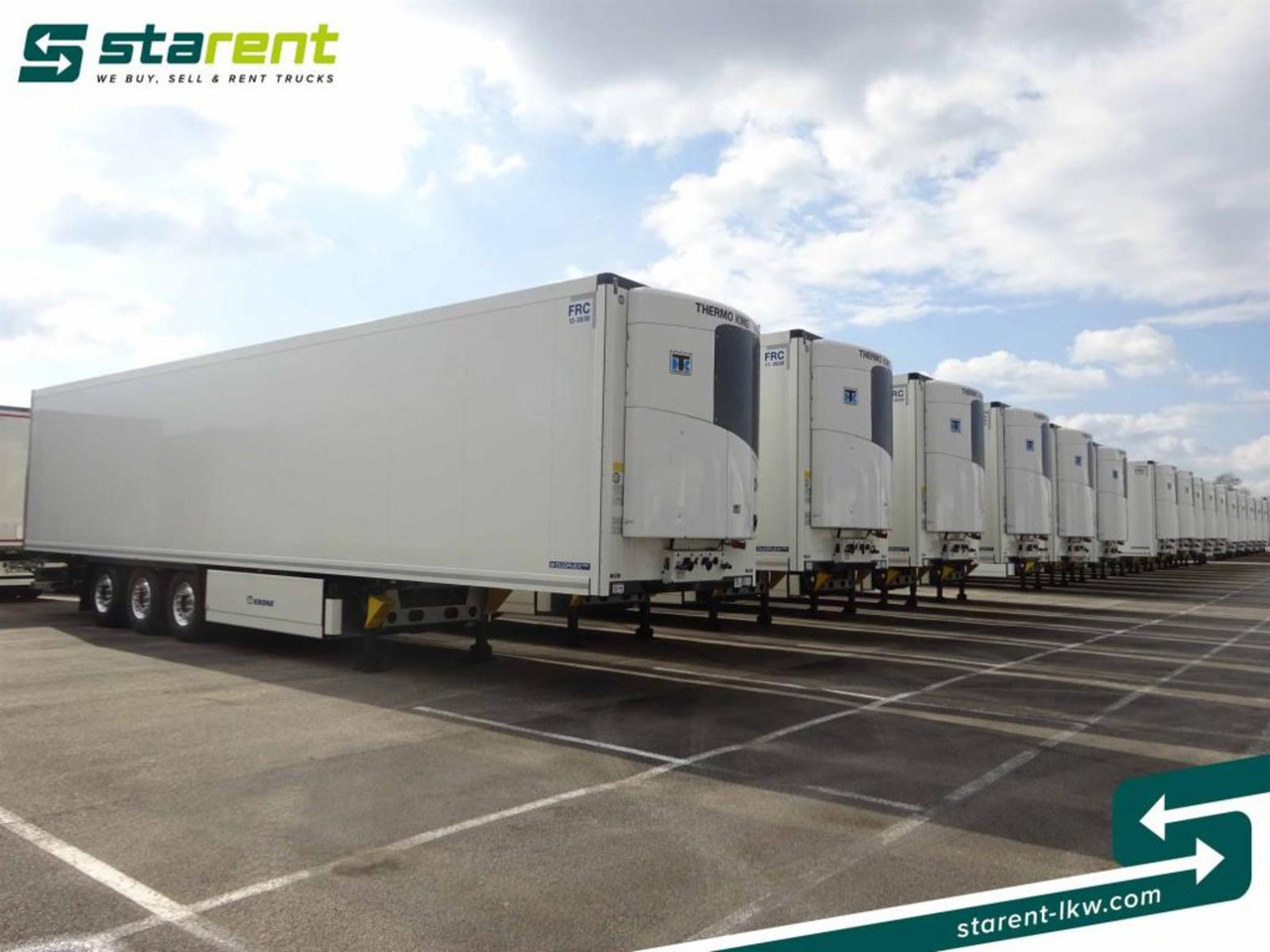 Krone Thermo King SLXi300 Alu Doppel Blumenbreit Lift-A - Полуприцеп-рефрижератор: фото 1 Krone Thermo King SLXi300 Alu Doppel Blumenbreit Lift-A - Полуприцеп-рефрижератор: фото 1